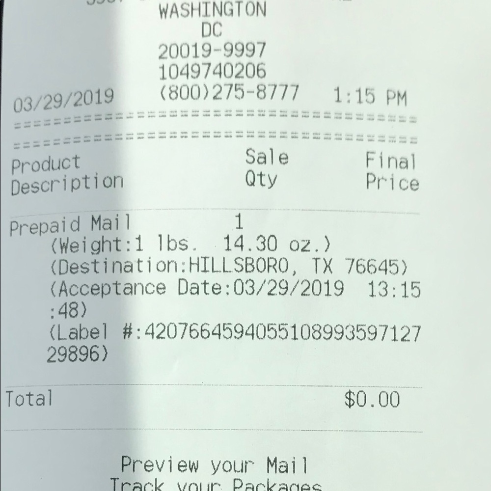 I wrote to Poshmark.